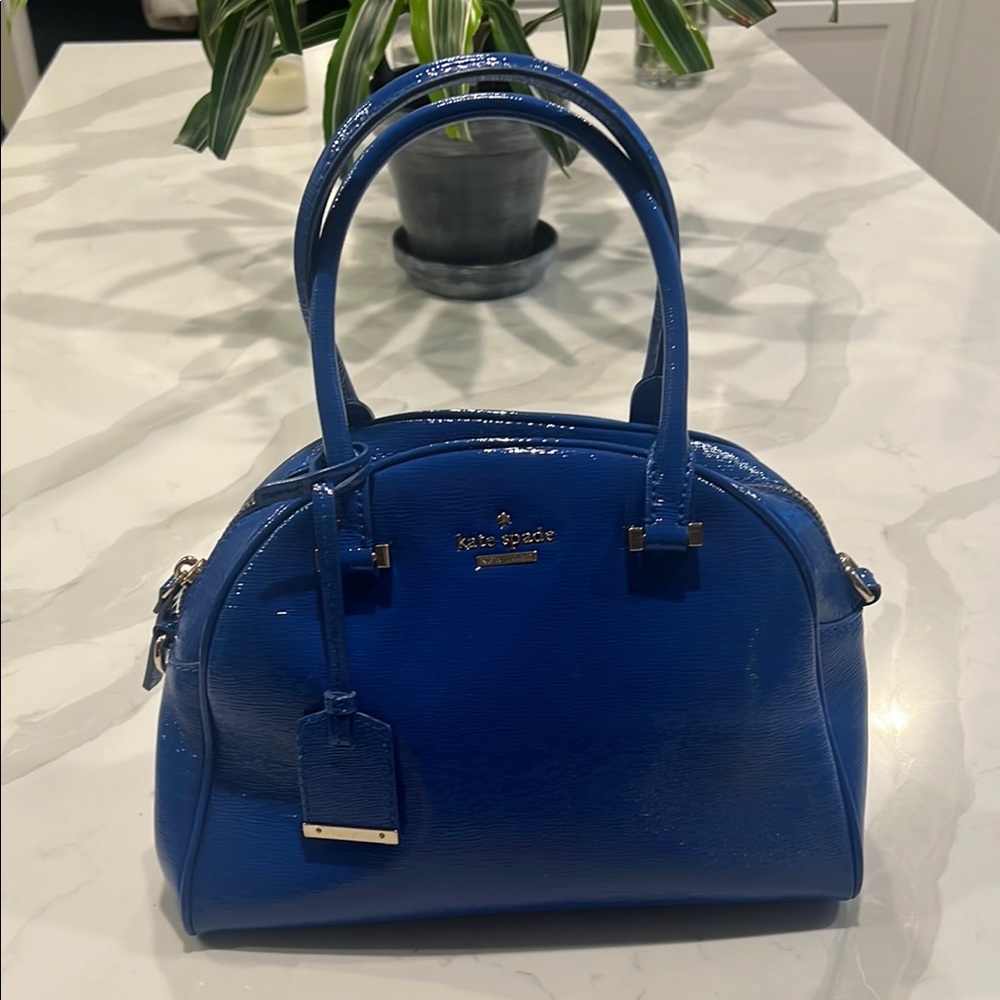 Kate Spade Blue Dome Satchel